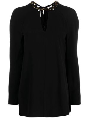 ZIMMERMANN chain-detailed long sleeve blouse - Black
