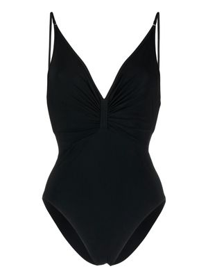 ZIMMERMANN Clover ruched-detail swimsuit - Black