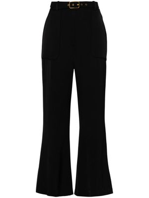 ZIMMERMANN cropped flared trousers - Black