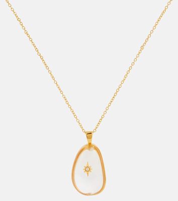 Zimmermann Crystal Pebble gold-plated necklace