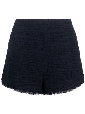 ZIMMERMANN High Tide tweed shorts - Blue