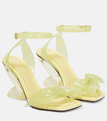 Zimmermann Jelly Bow 85 PVC wedge sandals