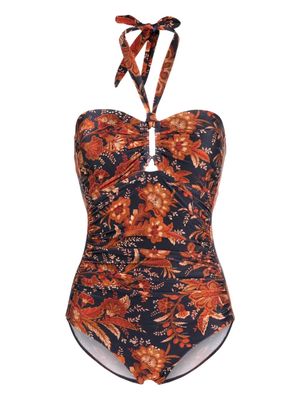 ZIMMERMANN Junie floral-print swimsuit - Multicolour