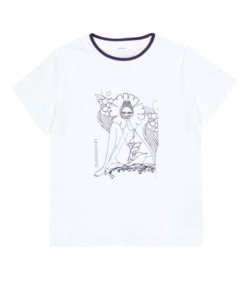 Zimmermann Kids Anneke printed cotton T-shirt