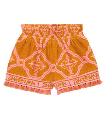 Zimmermann Kids Clover cotton terry shorts