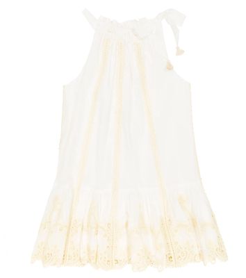 Zimmermann Kids Clover lace-trimmed cotton dress