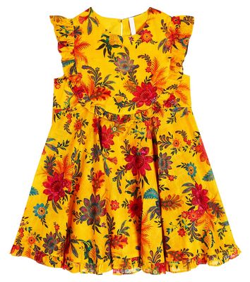 Zimmermann Kids Ginger Tier floral cotton dress