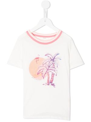 ZIMMERMANN Kids graphic-print cotton T-shirt - White