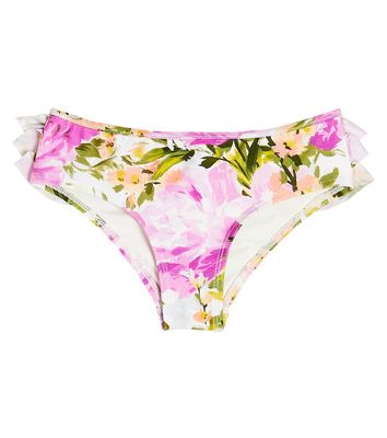 Zimmermann Kids Halcyon floral bikini bottoms