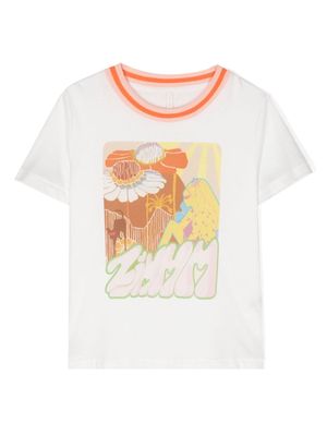 ZIMMERMANN Kids Junie graphic-print cotton T-shirt - White