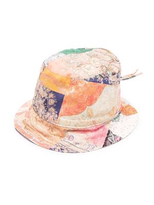 ZIMMERMANN Kids Lilla graphic-print bucket hat - Pink