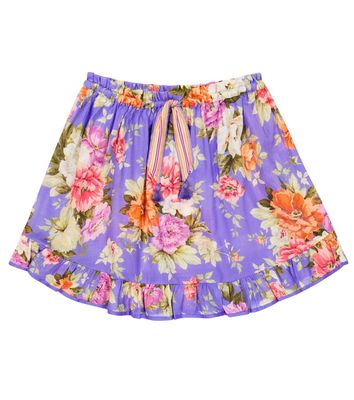 Zimmermann Kids Pattie floral cotton skirt