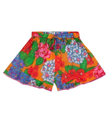 Zimmermann Kids Riders cotton shorts