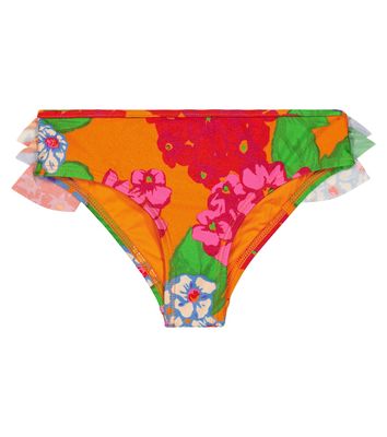 Zimmermann Kids Riders floral bikini bottoms