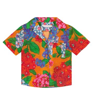 Zimmermann Kids Riders floral shirt