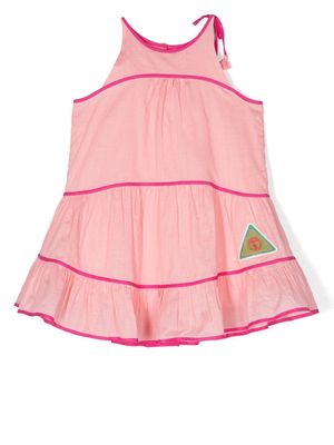 ZIMMERMANN Kids tiered mini dress - Pink