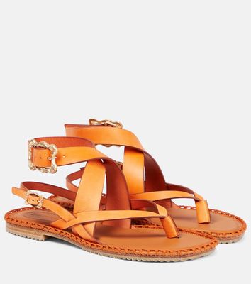 Zimmermann Leather thong sandals