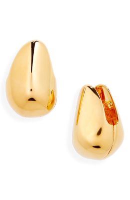 Zimmermann Luminosity Medium Pebble Huggie Earrings in Gold