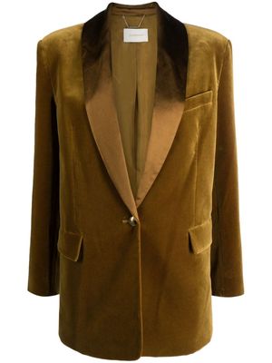 ZIMMERMANN Lyrical velvet blazer - Green