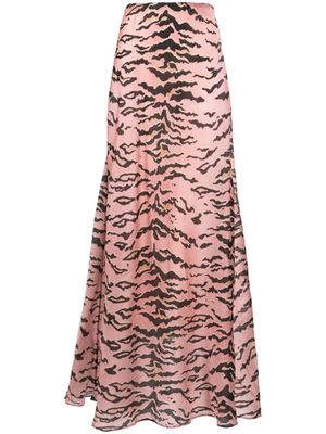 ZIMMERMANN Matchmaker silk maxi skirt - Pink
