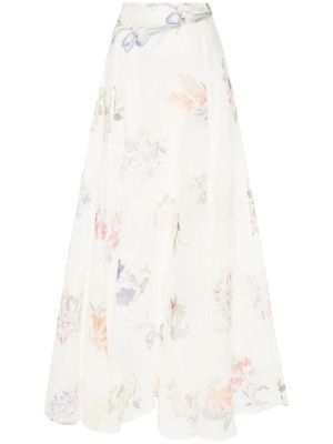 ZIMMERMANN Natura maxi skirt - Neutrals