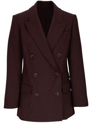 ZIMMERMANN notched-lapels double-breasted blazer - Brown