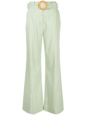 ZIMMERMANN Prima wide-leg trousers - Green