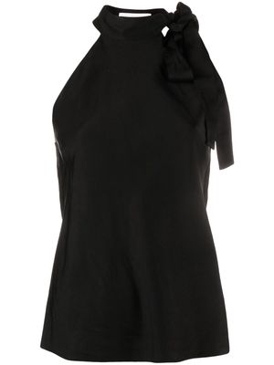 ZIMMERMANN pussy-bow sleeveless blouse - Black