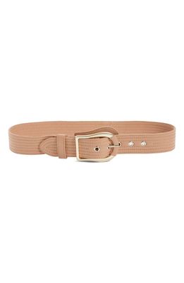 Zimmermann Quilted Leather Belt in Blush