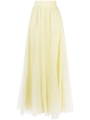 ZIMMERMANN tulle maxi skirt - Yellow