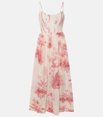 Zimmermann Waverly floral cotton corset dress