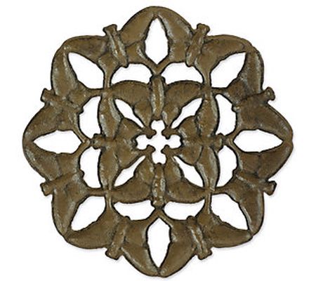 Zingz & Thingz Butterfly Design Cast-Iron Stepp ing Stone