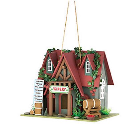 Zingz & Thingz Cottage Winery Birdhouse