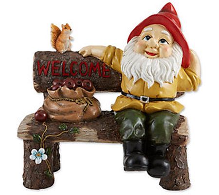 Zingz & Thingz Garden Gnome Greeting Sign