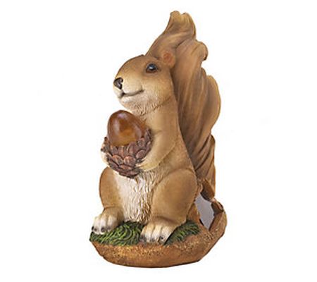 Zingz & Thingz Squirrel Solar Statue