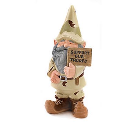 Zingz & Thingz Support our Troops Gnome Garden Statue