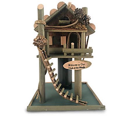 Zingz & Thingz Tree House Bird Feeder