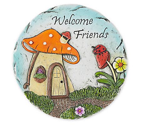 Zingz & Thingz Welcome Friends Stepping Stone