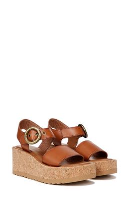 Zodiac Glory Platform Wedge Sandal in Brown