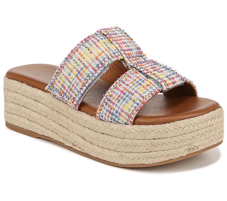 Zodiac Platform Woven Slides - Izzy