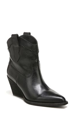 Zodiac Roslyn Western Boot in Black Leather