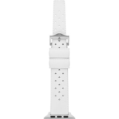 Zodiac Tropic Rubber Apple Watch® Watchband in White 