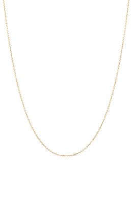 Zoë Chicco 14k Gold Cable Chain Necklace in Yellow Gold