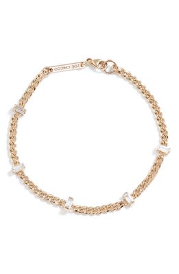 Zoë Chicco Baguette Diamond Chain Bracelet in 14K Yg
