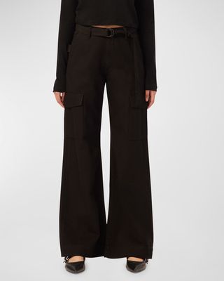 Zoie Wide-Leg Relaxed Vintage Cargo Jeans