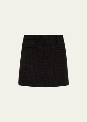 Zola Mini Wool Skirt