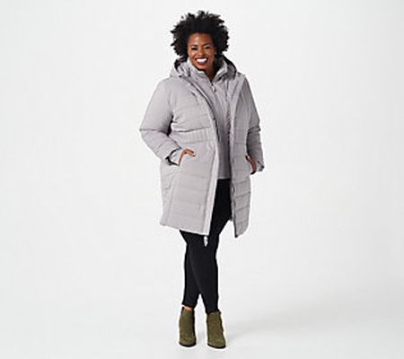 zuda Quilted Puffer with Interior Layer