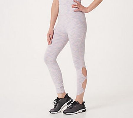 zuda Regular Spacedye Knit Leggings with Pockets