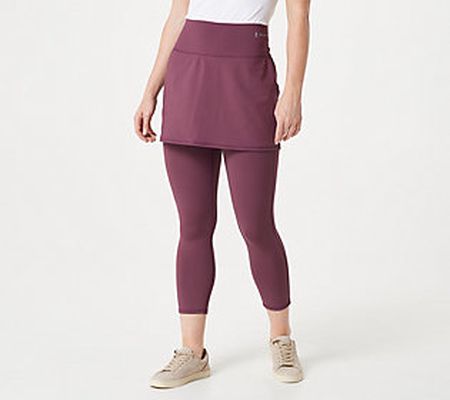 zuda Regular Z-Move Cropped Skirted Leggings