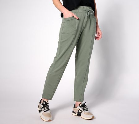 zuda Z-Knit Petite French Terry Tapered Pant